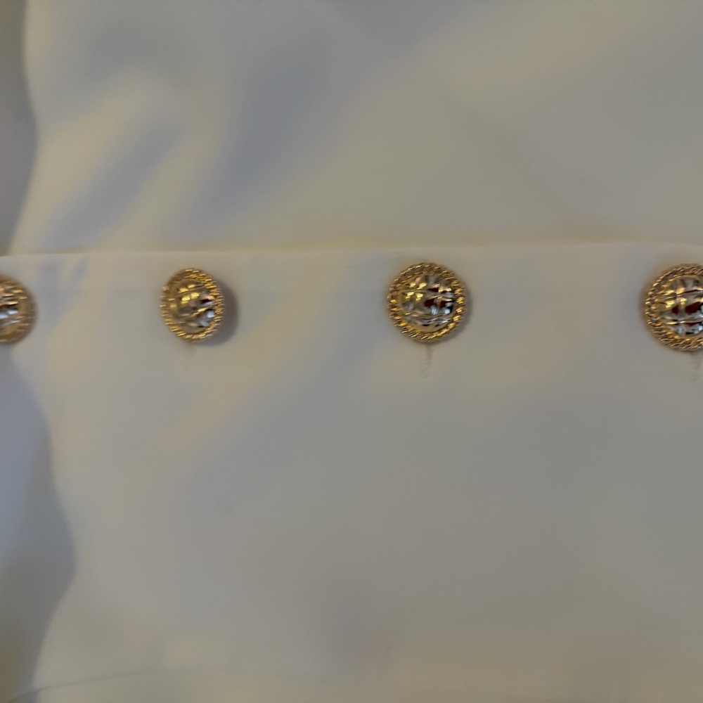 Endless Rose White Blazer with Silver Accent - Picture 2 of 5